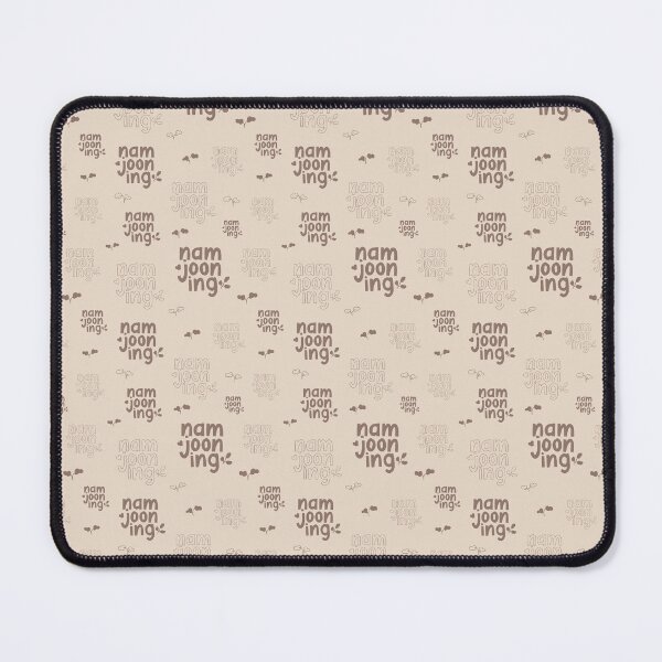 Item preview, BTS RM Namjooning Lettering Light Brown designed and sold by nijiroai.