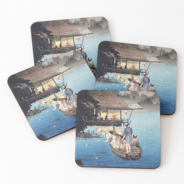 Item preview, Enjoying Evening Cool Hiroaki Takahashi Shotei 1926-1927 designed and sold by BleuSky.