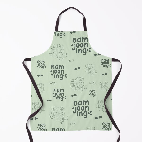 Item preview, BTS RM Namjooning Lettering Pastel Green designed and sold by nijiroai.