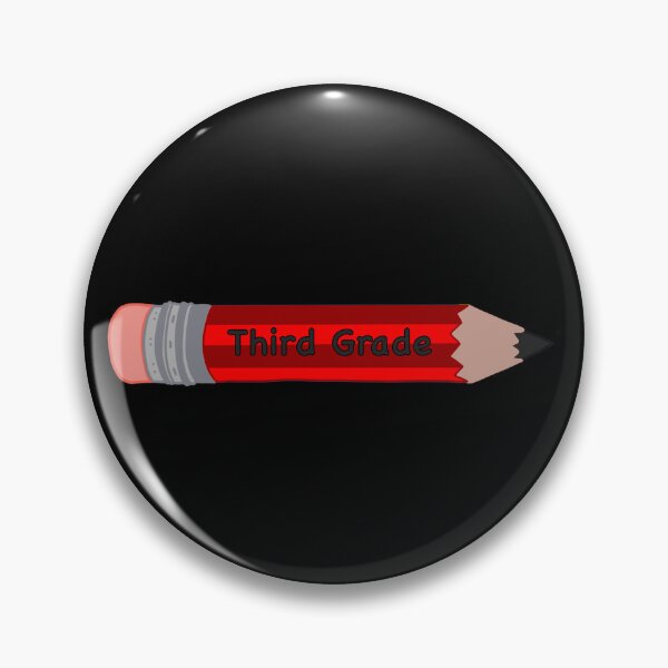 Item preview, Third Grade Red Pencil (Black Background) designed and sold by MakerOfPaper.
