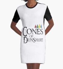 cones Graphic T-Shirt Dress