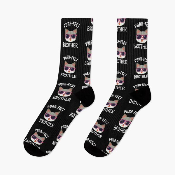 Item preview, Purr-fect Brother Funny Cat Lover designed and sold by ZiesMerch.