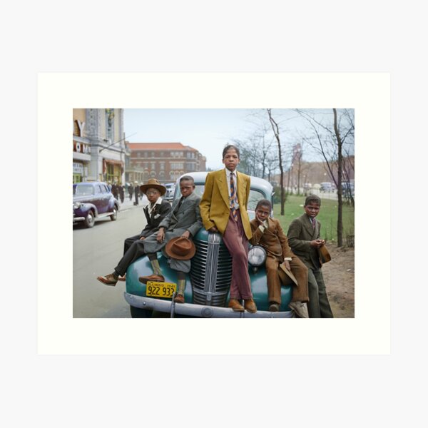 Item preview, African American boys on Easter morning, 1941. designed and sold by Marina Amaral.