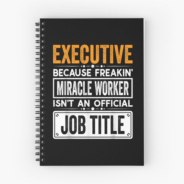 Item preview, executive Because Freaking Miracle Worker Isn’t an Official Job Title, executive Christmas Fathers Day shirt designed and sold by xlnv.
