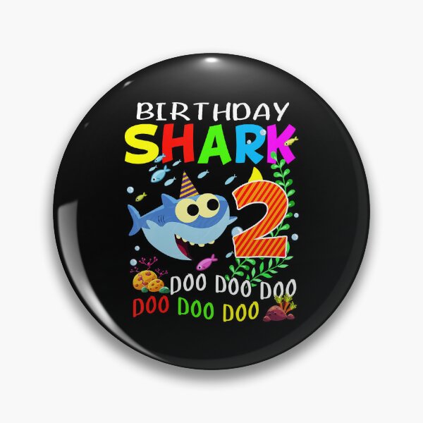 Item preview, Birthday Shark 2 Years Old Boys And Girls 2nd Birthday Gift designed and sold by MalloWilli.