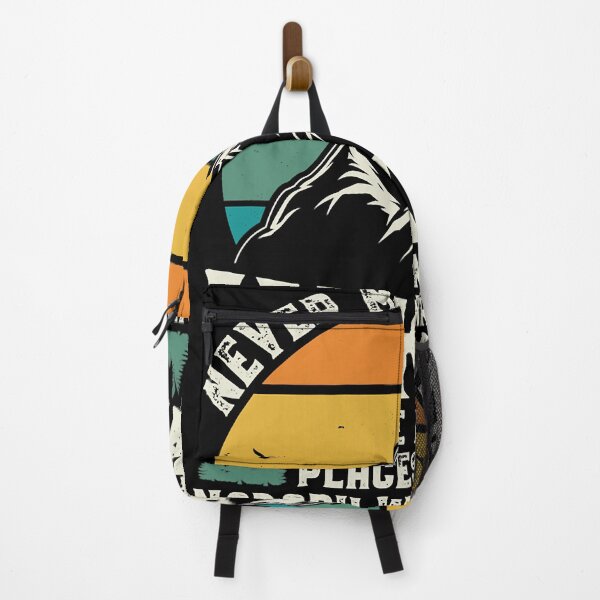 Item preview, Never Mess With A Hiker We Know Places Where Nobody Will Find You Vintage Hiking Hiker Outdoor Retro Camper designed and sold by BennetJaco.
