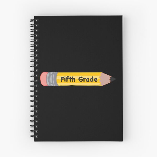 Item preview, Fifth Grade Yellow Pencil (Black Background) designed and sold by MakerOfPaper.