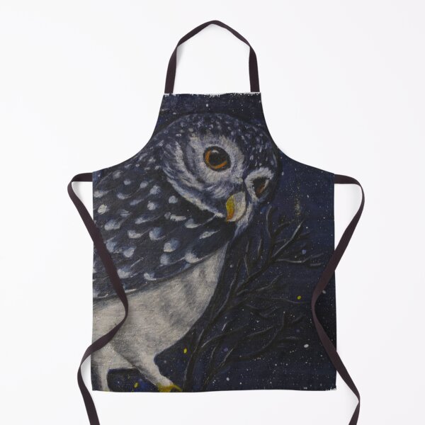 Item preview, Owl at night designed and sold by WanderingGraha.