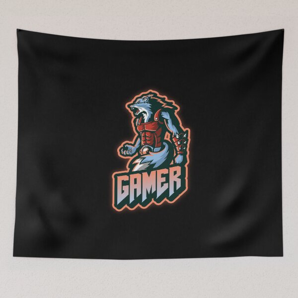 Item preview, Gamer with Armored Animal Warrior designed and sold by PRIVARSHU.