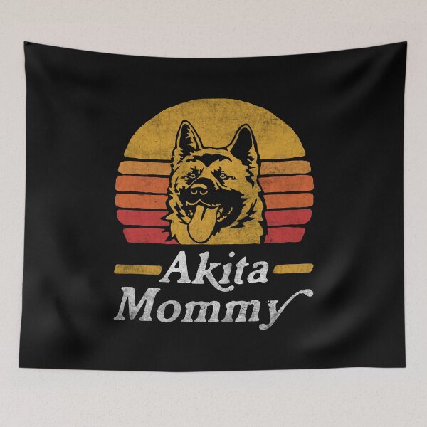 Item preview, Retro Vintage American Akita Mommy designed and sold by More Cute Dogs.