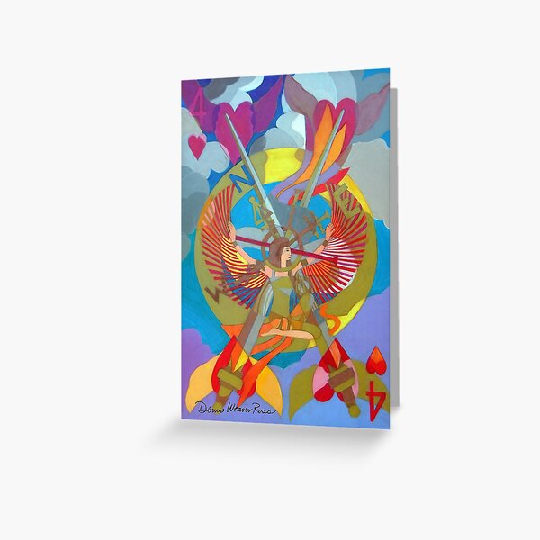 On the Four Winds Does My Heart Fly Greeting Card