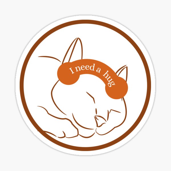 Item preview, I need a hug, Hug me, cuddle me in! designed and sold by ColorCreation4u.