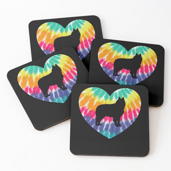 Item preview, Belgian Tervuren Heart With Tie Dye Print For Belgian Tervuren or Dog Mom designed and sold by JokeGysen.