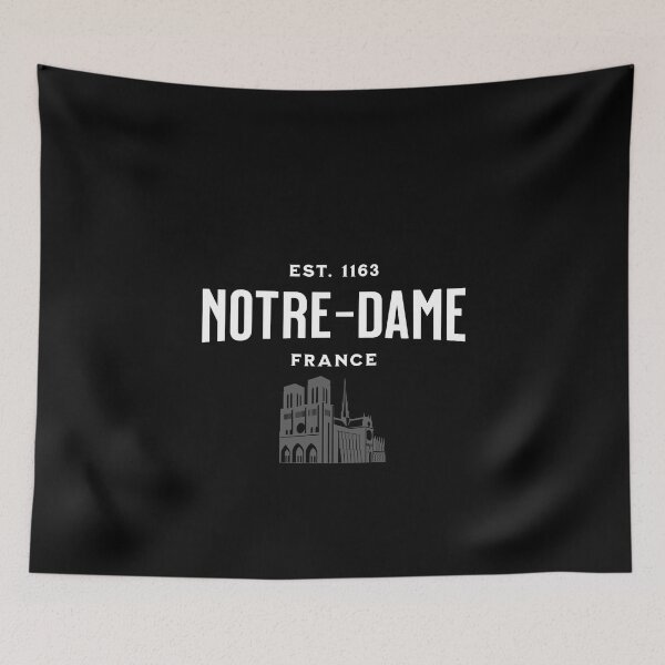 Item preview, Famous French cathedral Notre Dame France designed and sold by GraphismNinja.