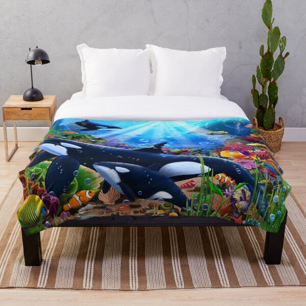 Item preview, Orca's Ocean World designed and sold by GeraldNewtonArt.