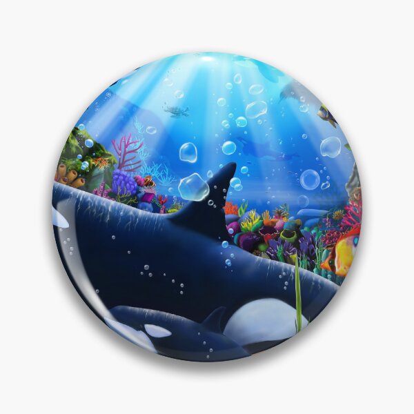 Item preview, Orca's Ocean World designed and sold by GeraldNewtonArt.