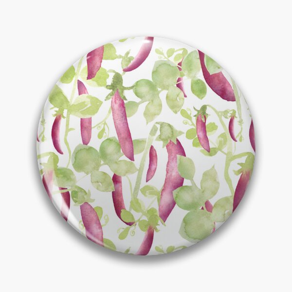 Item preview, Purple Peas - Watercolour Kitchen Garden Vegetables  designed and sold by RosalieReeves.