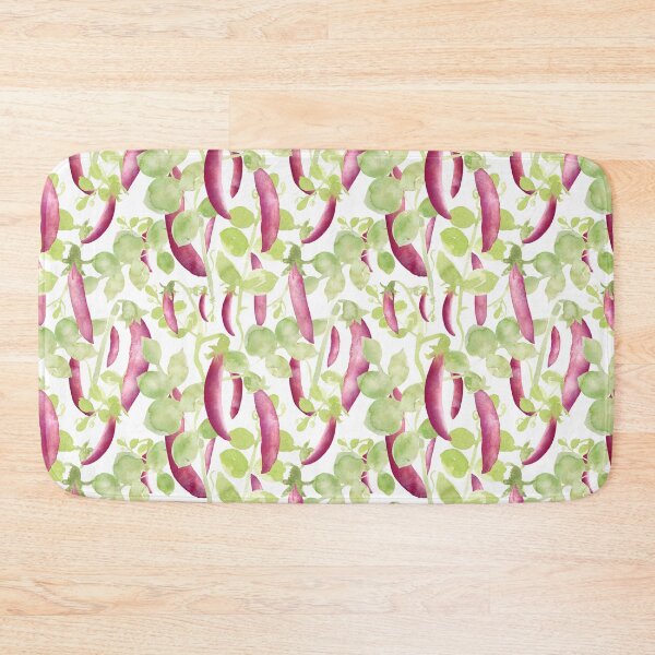 Item preview, Purple Peas - Watercolour Kitchen Garden Vegetables  designed and sold by RosalieReeves.