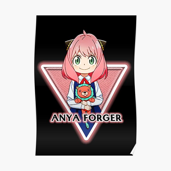 "SPY X FAMILY - ANYA FORGER" Poster For Sale By TRIANGLEDOWN | Redbubble