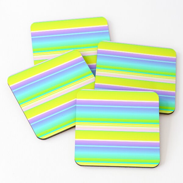 Item preview, Summer color palette striped (summer style) designed and sold by lausn.