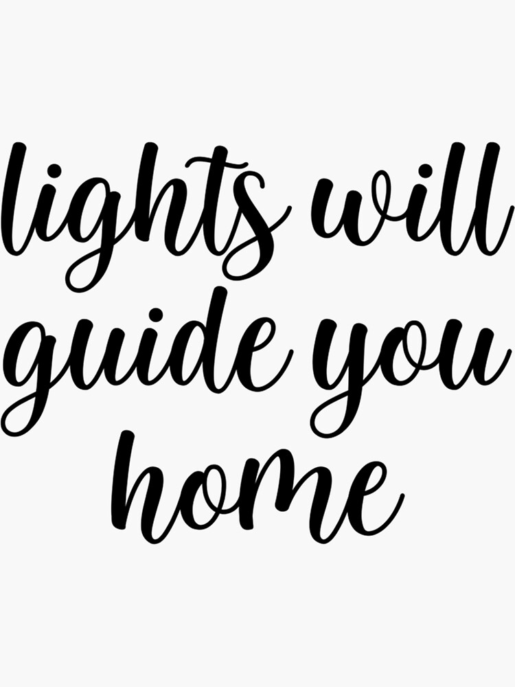 "Fix You Lyrics " Sticker for Sale by vfeverdesign Redbubble