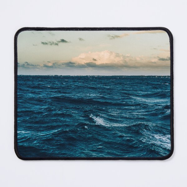Item preview, choppy cornish sea with moody sky designed and sold by ydsdesigns.