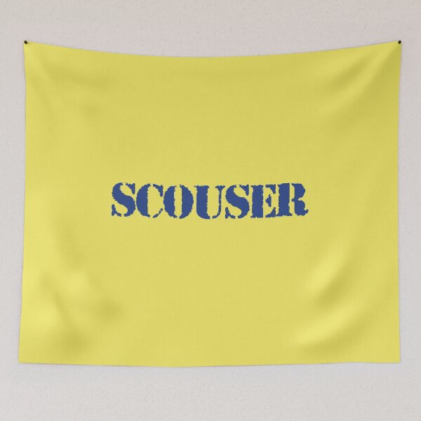 Item preview, Scouser Blue Retro logo designed and sold by ModSupporters.