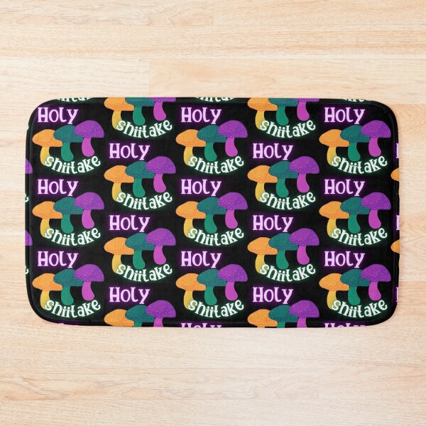 Item preview, Holy shiitake - mushroom pun designed and sold by EvergreenWhimsy.