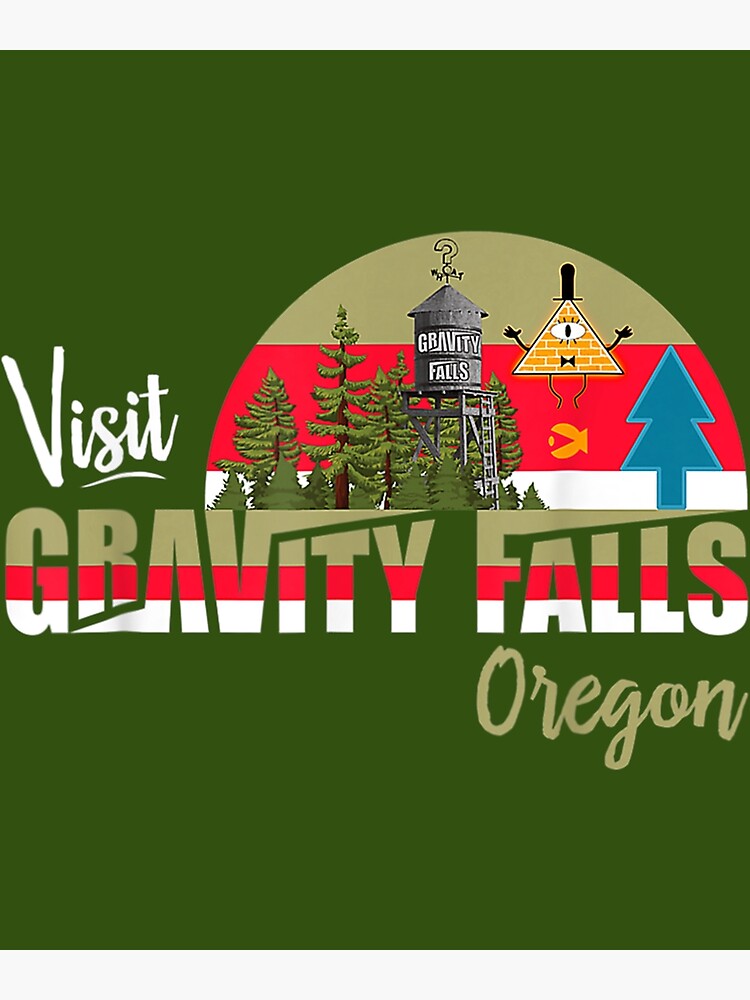 Visit Falls Oregon Home Of The Mystery Premium Matte Vertical Poster 