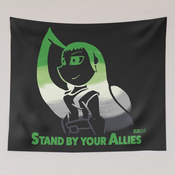 Item preview, Stand By Your Allies with Emi (Aromantic) designed and sold by SalamisDN.