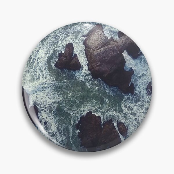 Item preview, aerial view of rugged cornish coastline designed and sold by ydsdesigns.