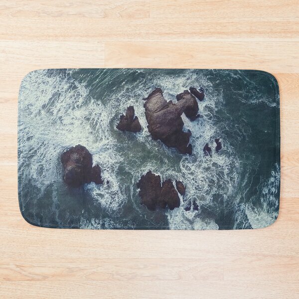 Item preview, aerial view of rugged cornish coastline designed and sold by ydsdesigns.