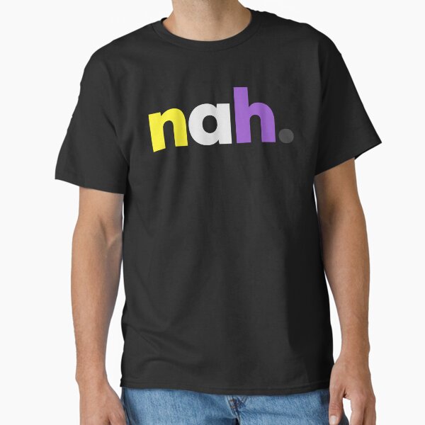 Aperçu de l'œuvre Non. Fierté LGBTQ non binaire créée et vendue par Subtle Pride Shop.