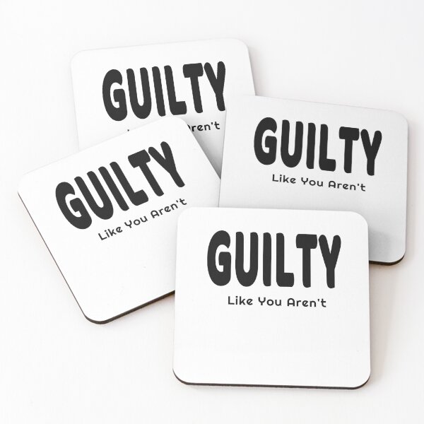 Item preview, Guilty Like You Aren't Design designed and sold by Craftynistia.