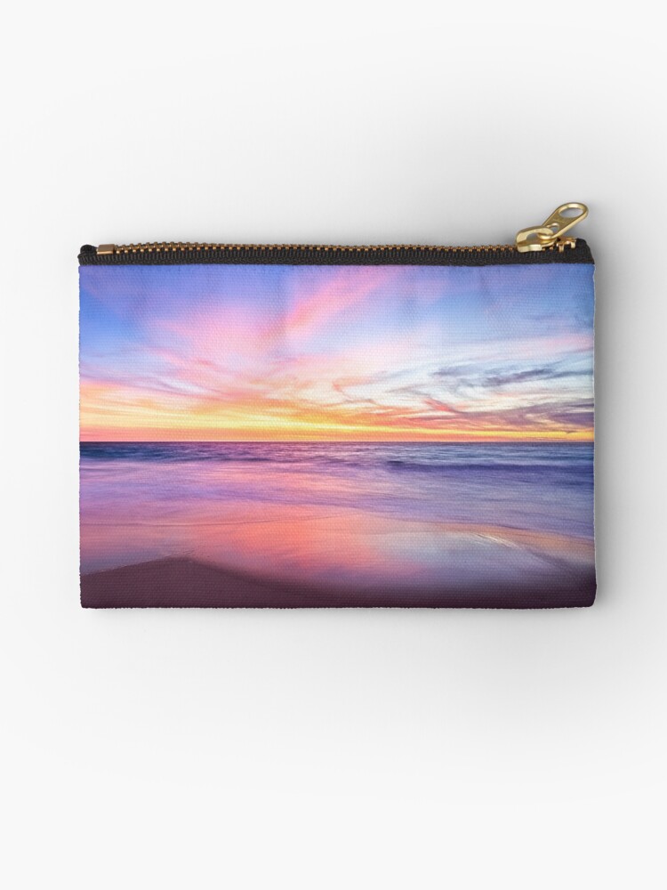 Thumbnail 1 of 4, Zipper Pouch, Aussie Sunset Claytons Beach Mindarie designed and sold by MADCAT.