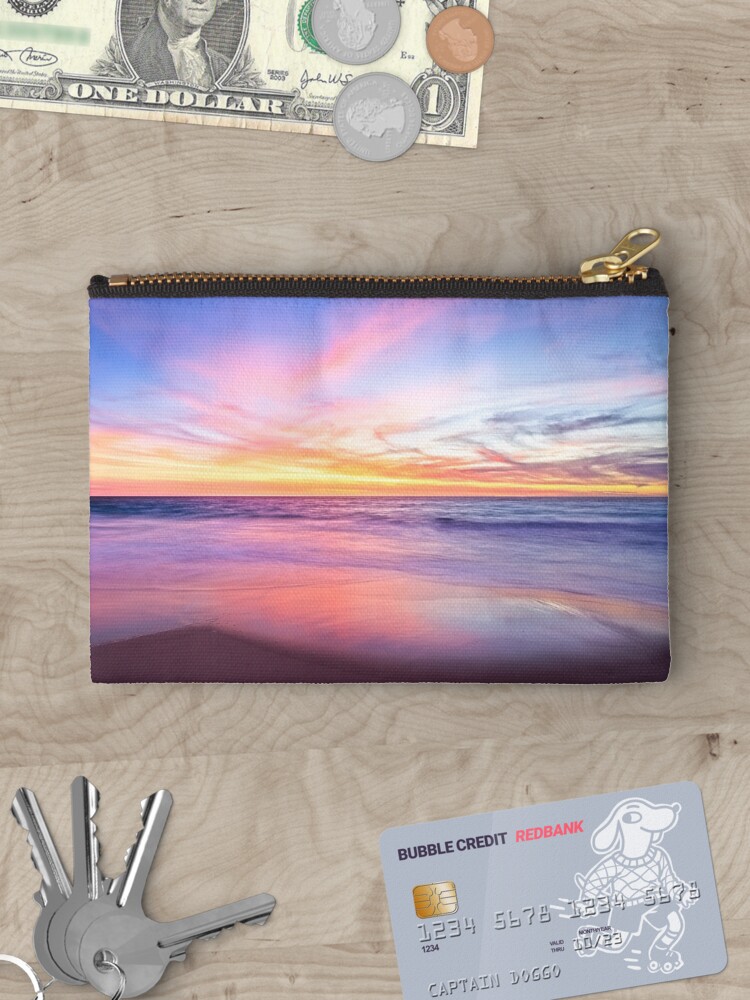 Thumbnail 3 of 4, Zipper Pouch, Aussie Sunset Claytons Beach Mindarie designed and sold by MADCAT.