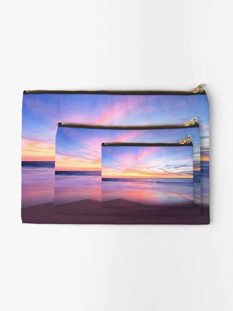 Thumbnail 2 of 4, Zipper Pouch, Aussie Sunset Claytons Beach Mindarie designed and sold by MADCAT.