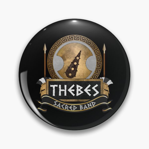 Item preview, Thebes Ancient Greek City-State Sacred Band Shield designed and sold by Agema Apparel.