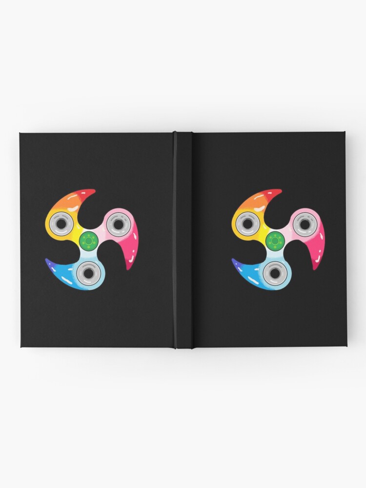 Rainbow Ninja Fidget Spinner Spiral Notebook for Sale by