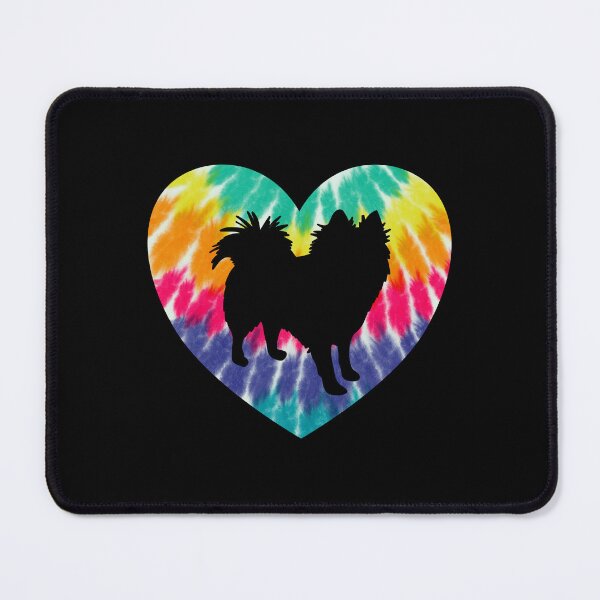Item preview, Eskie Heart With Tie Dye Print For Eskimo Dog Mom designed and sold by JokeGysen.
