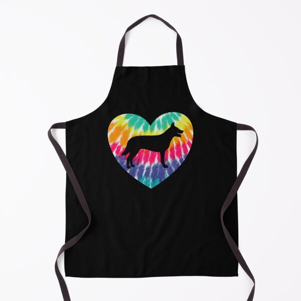 Item preview, Australian Kelpie Heart With Tie Dye Print For Kelpie Dog Mom designed and sold by JokeGysen.