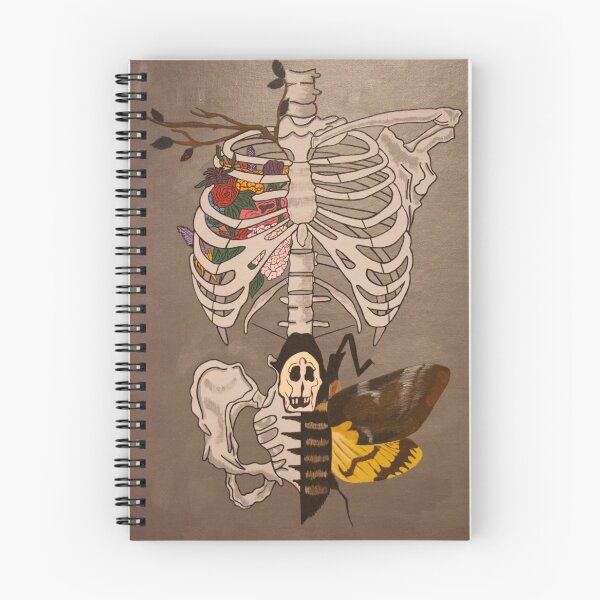 Item preview, Floral-Moth Skeleton designed and sold by nicolegrace15.