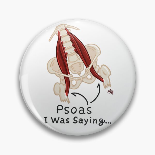 Item preview, Psoas (así como) estaba diciendo - juego de palabras de anatomía: D designed and sold by nic0bit.