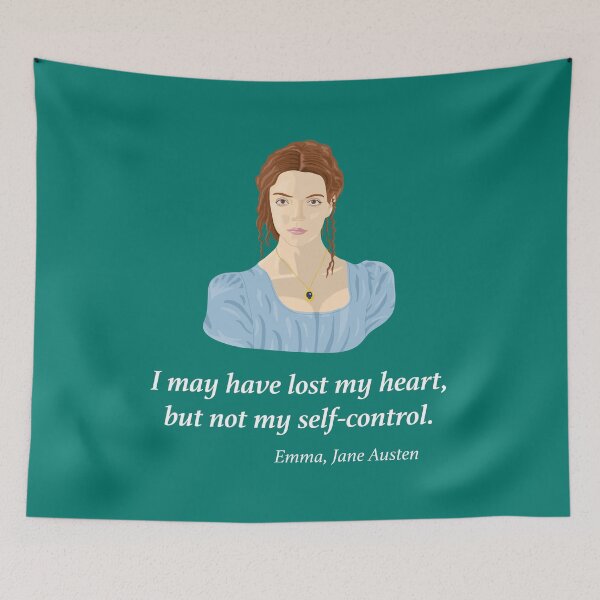 Item preview, 'Emma' Jane Austen Quotation  designed and sold by ThatsNovelGifts.