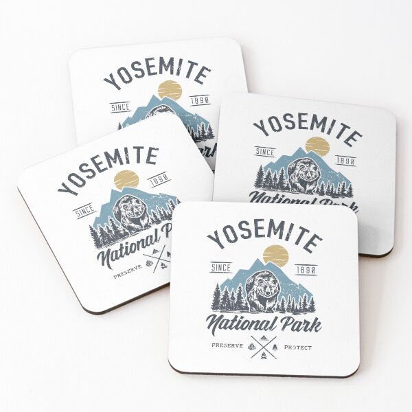Item preview, Vintage Retro Yosemite National Park Hiking designed and sold by BennetJaco.