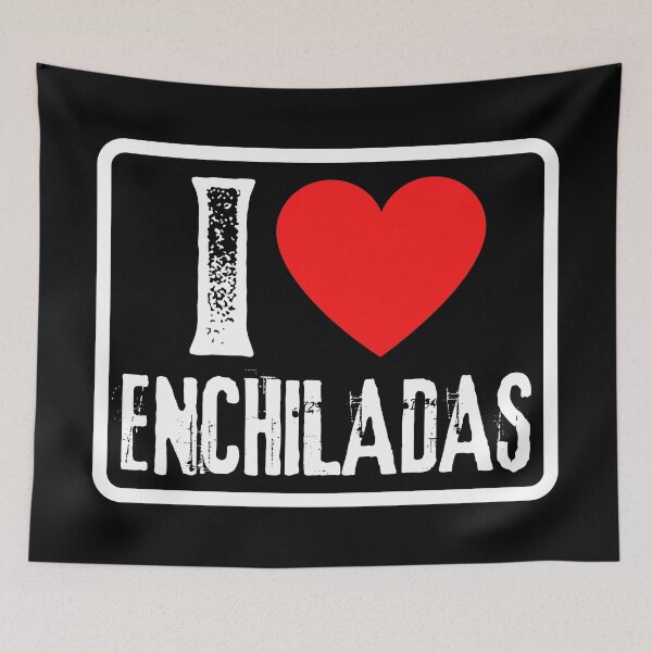 Item preview, I Love Enchiladas - I Heart Mexican Food Lover Gift designed and sold by foodiemarie.