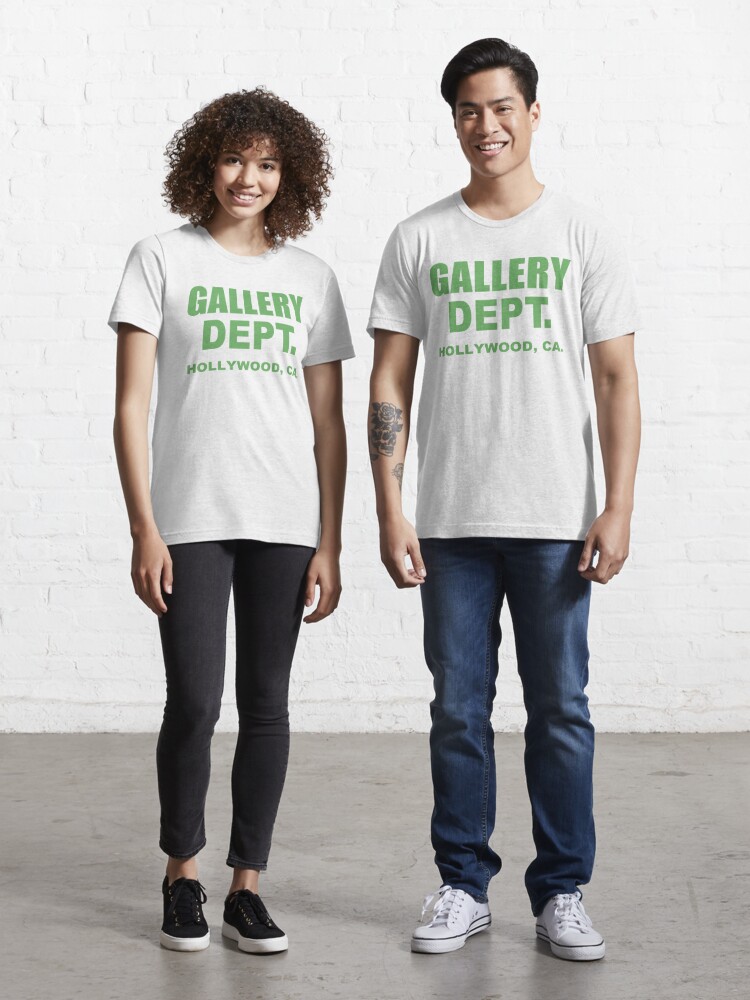 Green gallery dept shirt fashion letter printing street hip-hop loose men and women round neck" T-shirt for Sale by BUKOLE | Redbubble | gallery t- shirts - dept t-shirts gallery dept bop