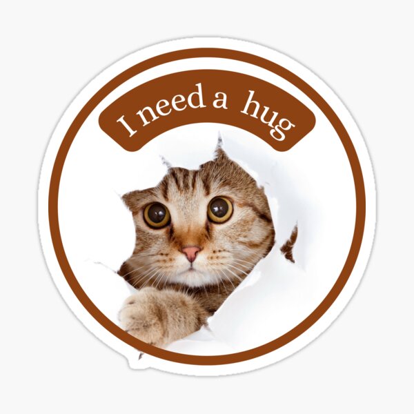 Item preview, I need a hug, Hug me, cuddle me in.  designed and sold by ColorCreation4u.