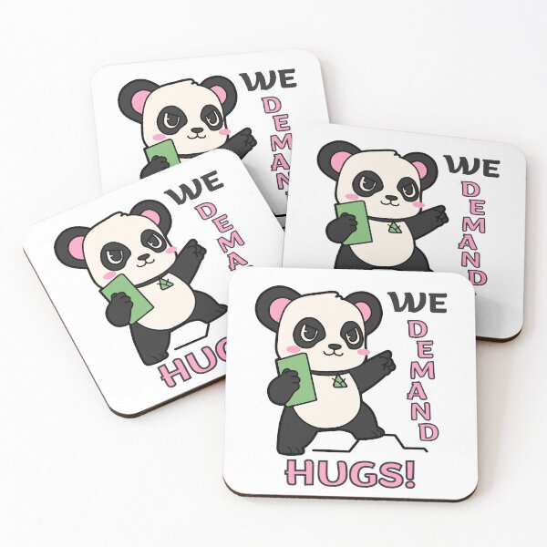 Item preview, We Demand Hugs Cute Panda designed and sold by trendingatees.