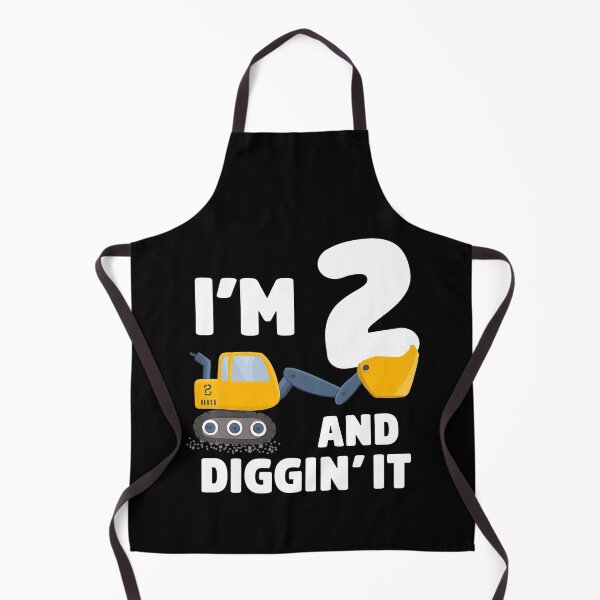 Item preview, I'm 2 And Diggin' It Construction Truck 2nd Birthday Boy 2 Two Year Old Excavator designed and sold by MalloWilli.